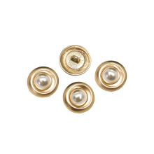 New Style Metal Pearl Button For Clothes